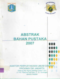 ABSTRAK BAHAN PUSTAKA 2007