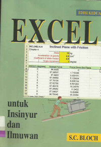 EXCEL UNTUK INSINYUR DAN ILMUWAN