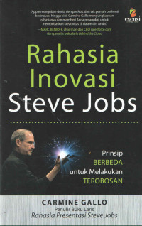 RAHASIA INOVASI STEVE JOBS : Prinsip Berbeda Untuk Melakukan Terobosan