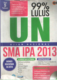 99% LULUS UN SMA IPA 2013