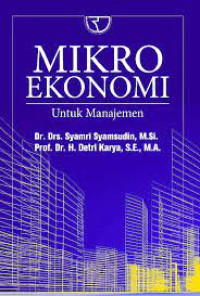 MIKRO EKONOMI UNTUK MANAJEMEN