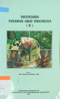 Inventaris Tanaman Obat Indonesia (IV)